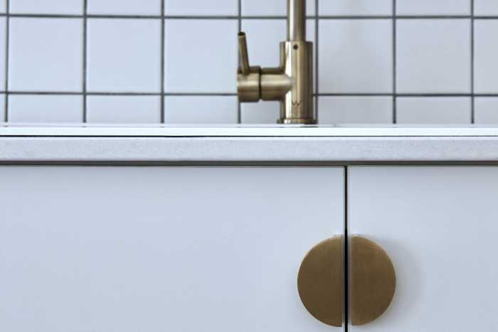 Luxury Gold Kitchen Fittings in Hobart Modular Home